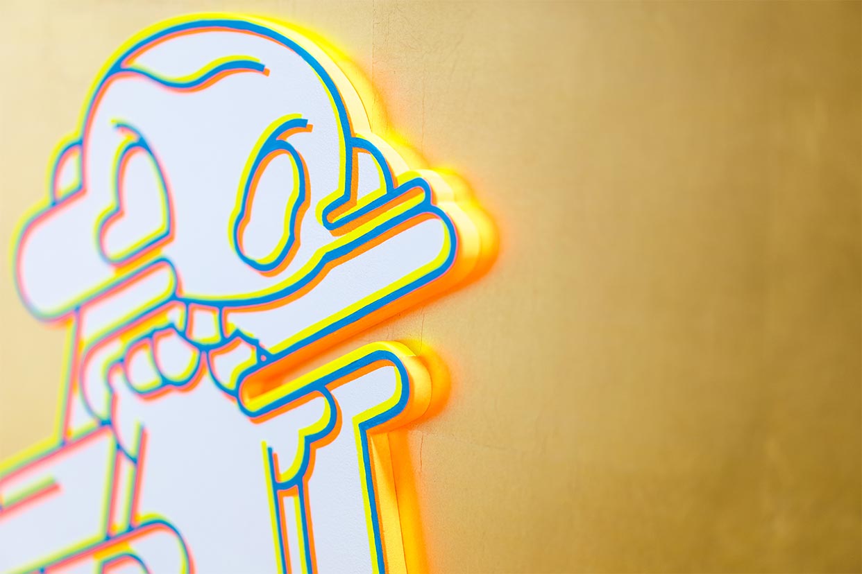 タカハシマホ ミクストメディア・パネル　 4号 2022年 COA有 タカハシマホ┃デジタルの激しすぎる洗礼に戸惑うZ世代のアーティスト