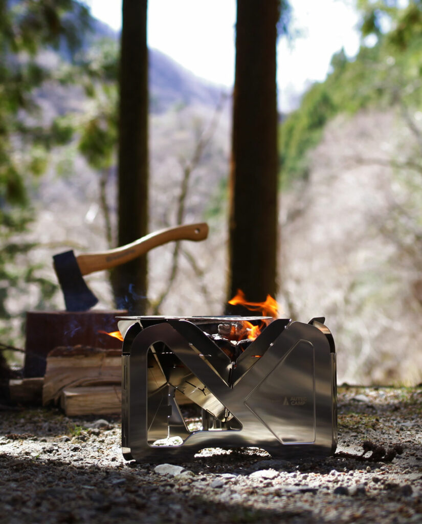 軽くて丈夫でグッドデザイン。「オーディオテクニカ」が作った焚き火台